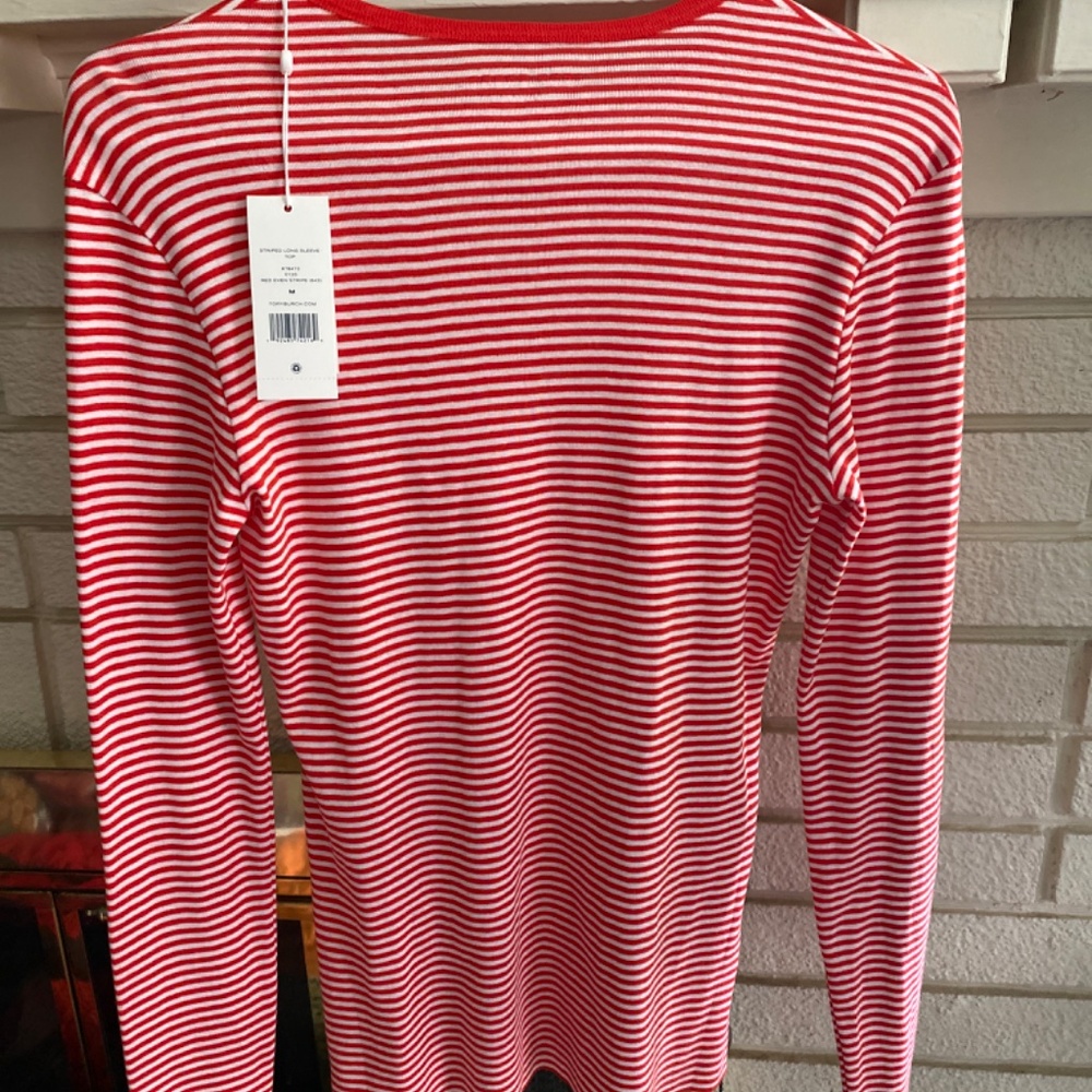 Tory Burch LS cotton striped shirt - Picture 2 of 3